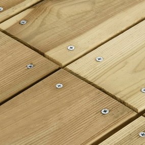 Tavolo da giardino 110x74x75 cm in legno di pino impregnato
