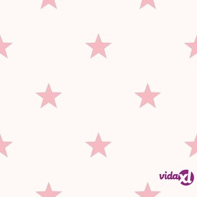 Noordwand Carta da Parati Friends & Coffee Little Stars Rosa e Bianco