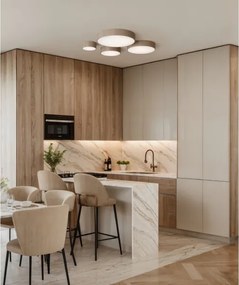 Brilagi-LED CLARE Lampada da soffitto dimmerabile per bagno RGBW 2xE27/9W/230V IP54 Wi-Fi beige