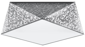 Lampada da soffitto di colore argento 35x35 cm Koma - Nice Lamps
