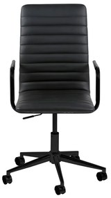 Sedia da ufficio nera su ruote Wislow Winslow - Actona