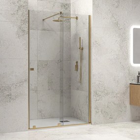 Porta doccia color oro senza telaio 160 cm | KNM4000G - KAMALU