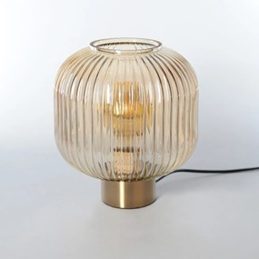 Lampada da tavolo marrone, altezza 23,5 cm Garbo - SULION