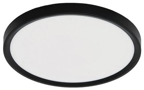 Fulgur 42362 - Plafoniera LED NOMY LED/24W/230V diametro 30 cm nero