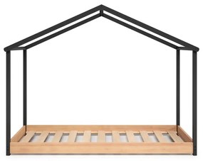 Letto per bambini grigio antracite 90 x 190 cm Arthur - Marckeric