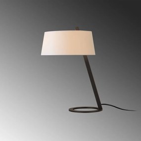 Lampada da tavolo bianco-nera (altezza 55 cm) Salihini - Opviq lights