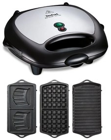 Sandwich maker in nero e argento Break Time - Tefal