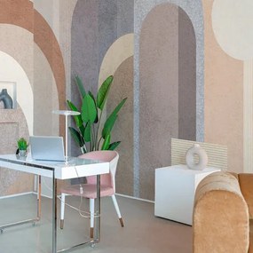 Carta Da Parati Fantasia d&#39;archi in TNT LISCIA- 240x300 cm