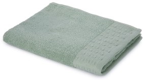 Coppia asciugamano viso ospite cotone verde chiaro
