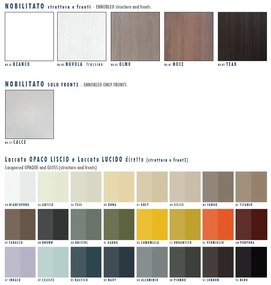 Madia Nera Four 4 ante Laccata NERO lucido