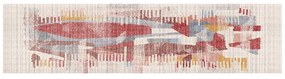 Tappeto DKD Home Decor Finitura invecchiata Poliestere Multicolore (60 x 240 x 0,7 cm)