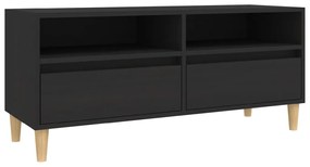 Mobile porta tv nero 100x34,5x44,5 cm in legno multistrato