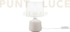 Lume burano in ceramica bianco 1 luce attacco e14 misura totale d14...