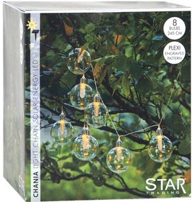 Catena luminosa a LED per esterni, lunghezza 2,8 m Chania - Star Trading