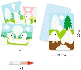 Disegni magici da colorare - Al parco