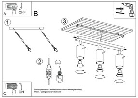 Faretto color mattone 6x45 cm Etna – Sollux