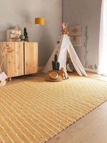 Lytte Tappeto bambino Lupo Giallo 160x230 cm - Tappeto design moderno soggiorno