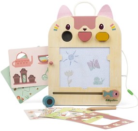 Lilliputiens - Jeanne la gatta - lavagna magica di legno