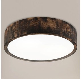 Brilagi - Plafoniera CARVALHO SMOKEY 2xE27/60W/230V rovere Ø 37,5 cm