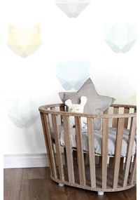 Fotomurale ESTA Teste, verde giallo e grigio 186X280 cm