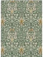 Morris & Co Carta da parati Snakeshead - Forest/ Thyme