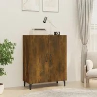 Credenza Rovere Fumo 70x34x90 cm in Legno Multistrato cod mxl 23040