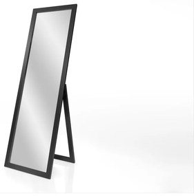 Specchio a stelo con cornice nera , 46 x 146 cm Sicilia - Styler