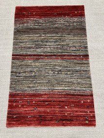 Loribaft Tappeto 140 x 90 Rosso (Iran) Annodato A Mano