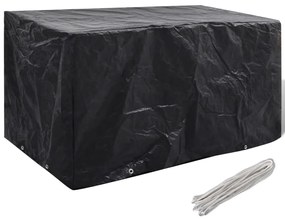 Copertura Per Mobili Da Giardino Con 8 Occhielli 180x70x90 Cm /