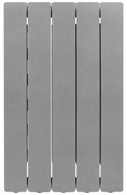 Radiatore acqua calda PRODIGE MODERN in alluminio, 5 elementi, interasse 600 mm, graphite