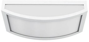 Applique Slim Design IP65 - E27 Bianca Colore del corpo Bianco