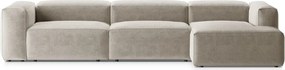 Divano angolare beige (con penisola a destra/con chaise lounge) Bergamo – Cosmopolitan Design