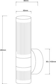 Applique da parete LED AMBIENTE LED/6W/230V 3000/4000/6000K dorata