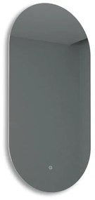 Specchio con illuminazione integrata bagno ovale OXA L 40 x H 80 x P 2.8 cm