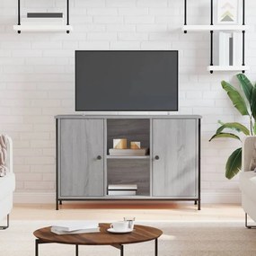 Mobile Tv Grigio Sonoma 100x35x65 Cm İn Legno Multistrato /