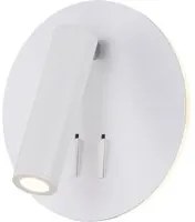 Lampada da parete Ceiling & Wall in Alluminio Ios 176 Bianco