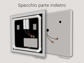 SMART specchio con luminazione M7 + SmartScreen with Google Chromecast