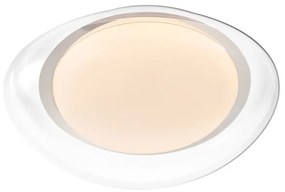 Plafoniera LED moderno Bolle, bianco 34x31 cm NOVECENTO