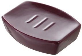 Porta sapone Da Appoggio Moderno in Ceramica Viola