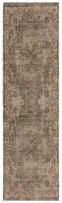 Passatoia color kaki in misto iuta tessuta a mano 60x230 cm Selena Jute Traditional – Flair Rugs