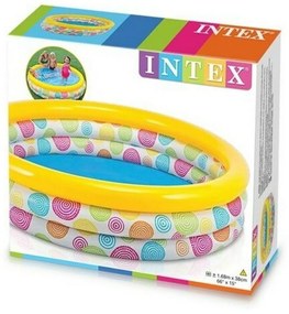 Piscina gonfiabile per bambini Intex Rainbow 100 % PVC