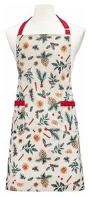 Grembiule in cotone con motivo natalizio Evergreen - Ladelle