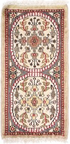 Agra Tappeto 30x60 Beige (Indian) Annodato A Mano
