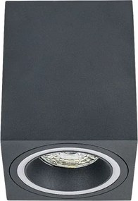 Rabalux 71164 - Faretto KOBALD 1xGU10/25W/230V quadrato antracite