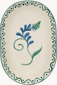 Set di 6 piatti da portata dipinti a mano Indigo Flora