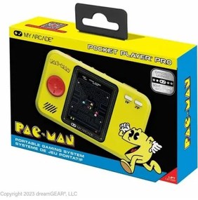 Console Portatile My Arcade Pocket Player PRO - Pac-Man Retro Games Giallo