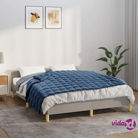 vidaXL Coperta Ponderata Blu 122x183 cm 5 kg Tessuto