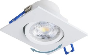 Eglo 902328-SET 3x LED faretti da incasso per soffitto SALICETO LED/6,4W/230V 8,8x8,8cm bianco