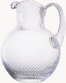 Brocca in vetro soffiato Spiral