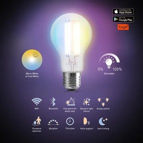 Retlux - Lampadina LED dimmerabile FILAMENT A60 E27/7W/230V 2700-6500K Wi-Fi Tuya